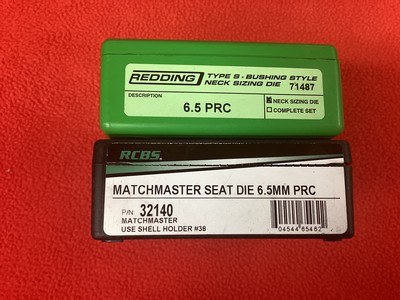 REDDING AND
RCBS 6.5 PRC PRECISION RELOADING DIES AS NEW