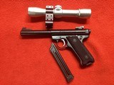 RUGER MK II 5 1/2” TARGET MODEL WITH SCOPE - Image 2 of 4