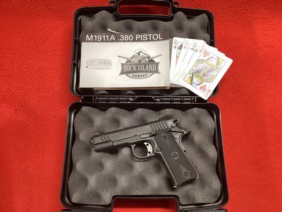 ROCK ISLAND MODEL 1911A 380 CAL. ANIB - Image 1 of 6