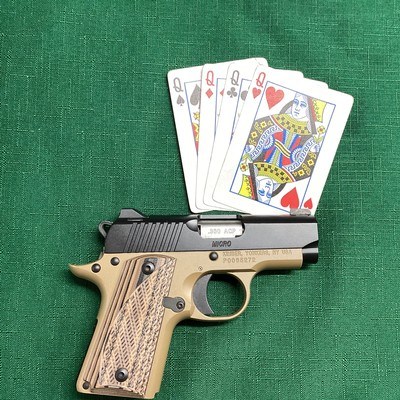 KIMBER MICRO 380 DESERT KNIGHT FINISH NIB - Image 1 of 6