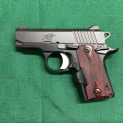 KIMBER MICRO 380380 CAL. WITH LASER SIGHT ROSEWOOD GRIPS NIB - Image 3 of 7