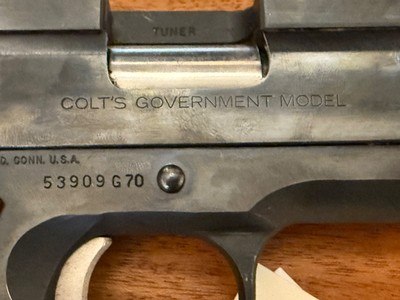 Colt 1911 series 70 government model - Image 4 of 4
