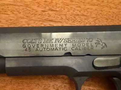 Colt series 70 1911 government model - Image 2 of 4