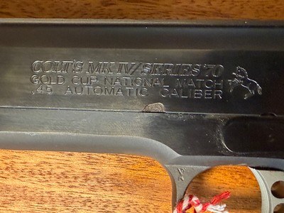 Colt series 70 gold cup national match 1911 - Image 2 of 4