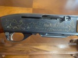 REMINGTON 742 308 CARBINE ENHANCED ENGRAVING DEER BEAR - 3 of 15