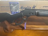 NIB MARLIN 1894 DARK 44 REM MAG 16.5 BBL.THREADED BLACK WEBBING HDWD STOCK - 7 of 12