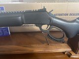 NIB MARLIN 1894 DARK 44 REM MAG 16.5 BBL.THREADED BLACK WEBBING HDWD STOCK - 3 of 12
