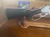 NIB MARLIN 1895TSBL TRAPPER 45-70 GOVT W/SKINNER SIGHTS 16.5" BARREL BLACK WEBBING HDWD STOCK - 6 of 11
