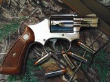 Smith & Wesson - "Chiefs Special" Model 36 (no-dash) Nickel .38 Special Revolver - 2 of 15