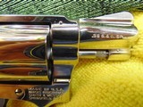 Smith & Wesson - "Chiefs Special" Model 36 (no-dash) Nickel .38 Special Revolver - 9 of 15