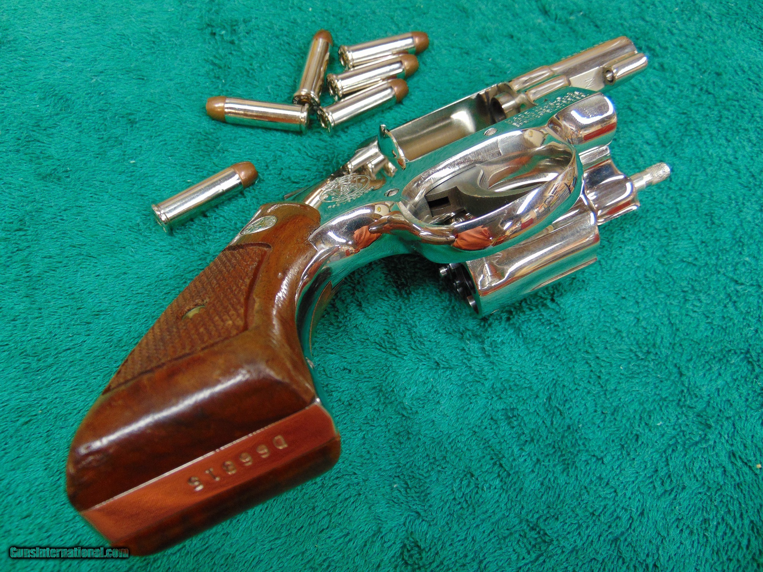 Sandw Model 10 5 Nice And Clean 2 Nickel 38 Special Snub Nose 6 Shot Revolver 4186