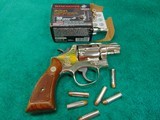 S&W Model 10-5 Nice & Clean 2" Nickel .38 Special Snub-Nose 6-Shot Revolver - 6 of 15