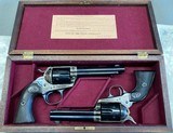 Set of 1st Gen. Colt single actions in 41 Colt, an SAA and a Bisley refinished by John Schultz - 1 of 10