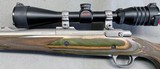 Ruger M77 in 338 RCM with laminated stock and stainless steel 20 BBL - 4 of 6