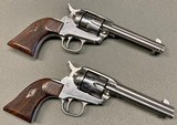 Ruger Single-six pair of SASS 32 HR stainless revolvers consecutive Wes Flowers action - 1 of 5
