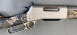 Browning 81 BLR stainless and camo 450 Marlin very rare - 3 of 8