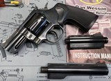 Dan Wesson model 15 357 revolver with 3 barrels plus - 2 of 5