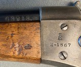 Danish M1867 Rolling Block ca:1886 Antique 11.35X51R rifle - 6 of 11