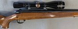 Weatherby Mark V Deluxe left hand rifle in 240 Wby Mag w/ Leupold scope - 6 of 10