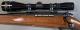Weatherby Mark V Deluxe left hand rifle in 240 Wby Mag w/ Leupold scope - 5 of 10