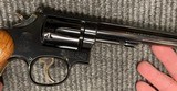 Smith and Wesson S&W Model 17-3 W/6 in BBL excellent - 6 of 7