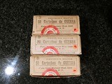 7mm Mauser (7x57) - Spanish Military FMJ (ball) Ammunition - Factory New Circa 1950 - 1 of 3