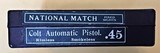 Colt National Match 45 Auto, in Original Colt Box. 1939 production. - 13 of 15
