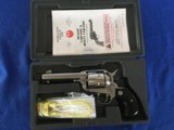 Ruger Stainless Steel Birds Head Revolver new in the box - 2 of 3