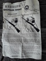 Redding shotgun sight. Model P - 8 of 8