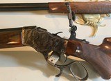 Stevens 44-1/2 By Paul Shuttleworth, CPA Corporation, Two Barrel Set, 22LR & 38-55 w/ Montana Vintage Sights - 15 of 16