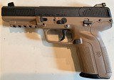 FN 5.7x28mm Pistol, Two Tone - 3 of 8