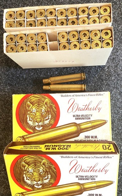 Weatherby
300 Weatherby Mag. Unprimed Brass, "New In Box" From the 1970's