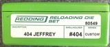 404 Jeffery Reloading Dies With Shell Holder - 1 of 3