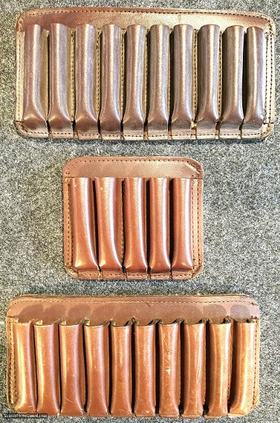 Leather Cartridge Belt Slide Carriers/Holders