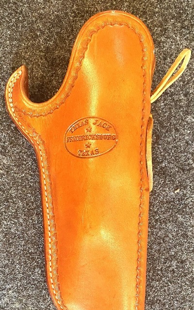 Cimarron Leather Holster From Texas Jack's For A Walker 9" Right Hand Straight Draw