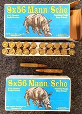 8X56 Mannlicher Schoenauer Ammo, 170 Grain SP from Old Western Scrounger
