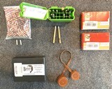 6.5 X 70R Reloading Package, Dies, Bullets, Untrimmed Brass, and Loaded Shells