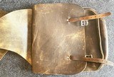 Saddle Bags, Leather Bags Paired with Nylon Pommel Bag - 4 of 9