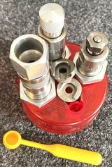 38-55 Lee Reloading Dies With Shell Holders and Powder Scoop - 2 of 2