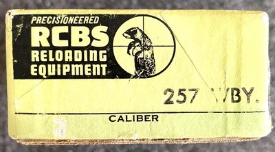 257 Weatherby Mag Reloading Dies From RCBS with Neck Sizer