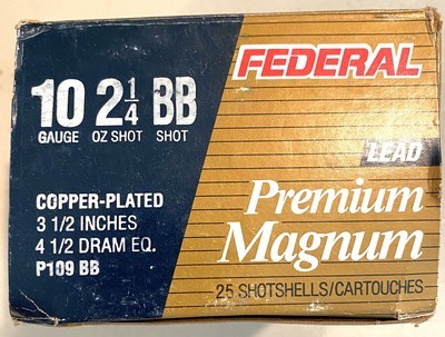 Federal 10 Gauge, 3-1/2