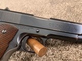 COLT 1911A1 COMMERCIAL GOVERNMENT MODEL PRE-WAR 1928 - 6 of 10
