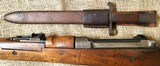 1907 Canadian Ross 1905 MK*** Straight Pull - US Property Marked .303 British with Bayonet - 9 of 12