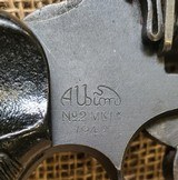 Scottish Albion 1942 Enfield No. 2 Mk 1* .38/200 (38 S&W) Top-Break Revolver - 3 of 11
