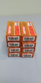 Eight 50 Round Boxes (400) of Norma 10mm Unprimed Cases - New Old Stock - Brass - 1 of 4