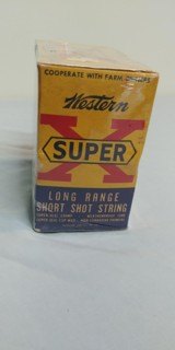 Vintage Western Super-X 12 Gauge Shell Box with all Original Shells - 3 of 6