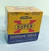 Vintage Western Super-X 12 Gauge Shell Box with all Original Shells