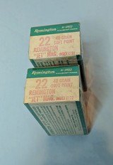 Two Boxes of Remington 22 Jet Magnum Mag - 40 Grain Soft Point - 3 of 4