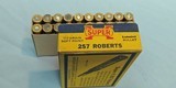 Full Box of Western Super-X 257 Roberts 117 Grain Soft Point Bullets - 6 of 9