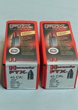 Two Boxes Hornady FTX 45 Cal .452 250 Grain SST